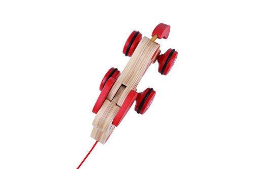 image for STS SUPPLIES LTD Wooden Pull Toy Puppy Dog Walking Dog Early Childhood