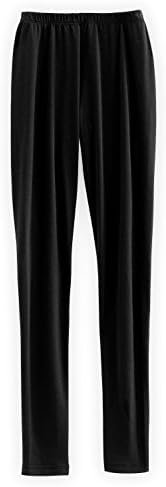 Women's 100% Organic Pima Cotton Leggings Pants - 30" Inseam