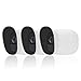 LANMU Silicone Skin Compatible with Arlo Pro/Pro 2, Weatherproof Protective Cover Case, Accessories, Clear Night Vision（3 Pack）