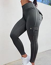 Flamingals Butt Lifting Leggings with Flap Pockets