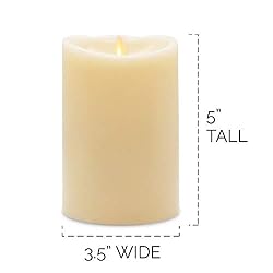 Luminara Flameless Pillar Candle (3.5"x5")- Moving