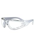 MAGID Y10FMAFC Foam Gasket ANSI z87 Anti Fog Safety Glasses, Clear with Frosted Temples (1 Pair)