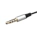 Skullcandy Hesh 2.0 Replacement Audio Cable - On-Ear Headphones Renewal Cable/Cord with Remote volume control and Mic for iPhone – Gold Plated Jacks