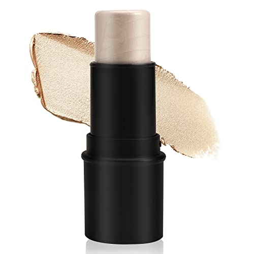 Boobeen Highlighter Stick, Cream Highlighter Pen, Face Shaping Glow Pencil to Brighten Skin, Waterproof, Blends Effortlessly