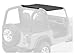 Bestop Strapless Targa Bikini - Jeep '92-95 Wrangler YJ (Black Denim)