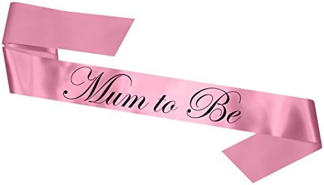Baby Pink Satin Baby Shower Mum To Be Sash