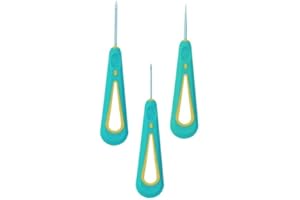 WENTOENAPP 3 Pcs Blue Round Hole Cone Hand Drills Punch Needle Candles Wick Tools for DIY Silicone Mould Making Punch, Candle Making Molds, Candle Making, Molds