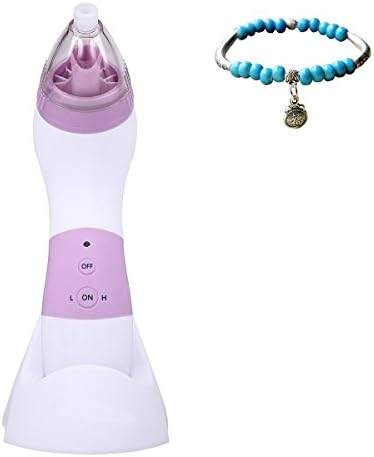 Jannychen Blackhead Cleanser Electric Pore Cleanser Exfoliates and Resurfaces The Skin Comedo Pore Cleanser Diamond Microdermabrasion Suction Rechargeable Skin Scrubber Machine
