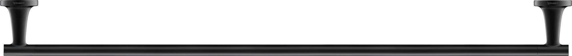 Duravit Starck T Towel Rail, Brass, Matt Black, One Size