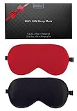 Silk Sleep Mask, 2 Pack 100% Real Natural Pure Silk