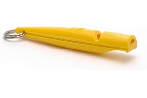 ACME The Dog Training Whistle Number 210.5 High Pitch, Single Note | Good Sound Quality, Weather-Proof Whistles | Designed and Made in The UK (Yellow)