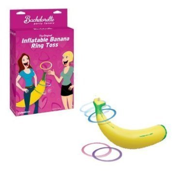 Bachelorette Party Inflatable Banana Ring Toss Game