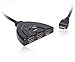 HDMI 3-In 1-Out HDMI Auto Switch with 1.5 feet Cable