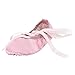 MSMAX Girl's Silk Dance Shoe Ballet Slipper