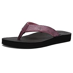 EQUICK Women's Flip Flops Arch Support Yago Mat