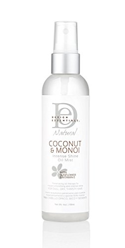 Design Essentials Coconut & Monoi Intense Shine Oil Mist 4 Oz