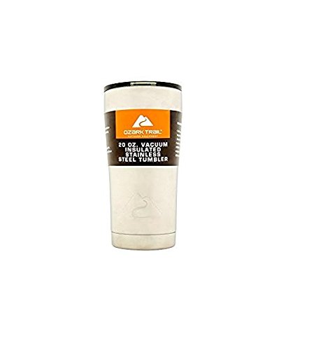Ozark Trail 20-Ounce Double-Wall, Vacuum-Sealed Tumbler - Stainless Steel - 1 pc Ozark Trail 20-Ounce Double-Wall, Vacuum-Sealed Tumbler - Stainless Steel - 1 pc