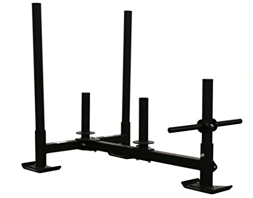 CFF Gen 3 High/Low Push Pull Sled with Heavy Duty Replaceable Skis, Black - Thumbnail 6