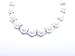 Snow White Dog Cat Pearls Necklace Collar Bling Accessories Ribbon Charm Pet Puppy Jewelry 3 Size (S)