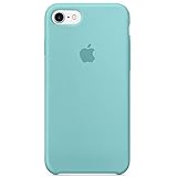 Dawsofl Soft Silicone Case Cover for Apple iPhone 8 (4.7inch) Boxed- Retail Packaging (Sea Blue)