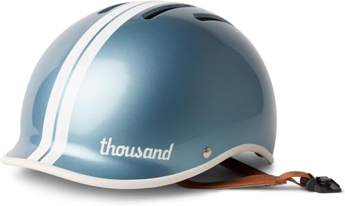 Thousand Heritage Fahrradhelm Erwachsene – Unisex, belüfteter Fahrradhelm mit PopLock Diebstahlschutz – Ideal für Fahrrad & Skateboard – Herren & Dame