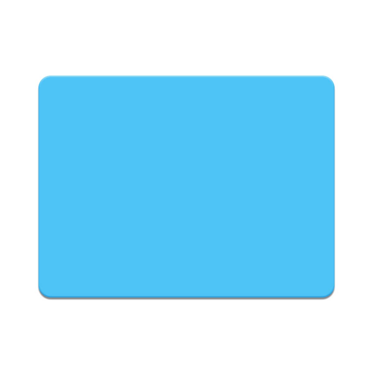 Jagowa Large Silicone Mat, 40 x 30cm Silicone Sheet for Resin Heat Resistant Mat Multi-Purpose Protective Mat for Crafts Clay Table (Blue)