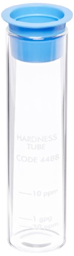 LaMotte 4488 Hardness Test Tube with Cap, Drop Count