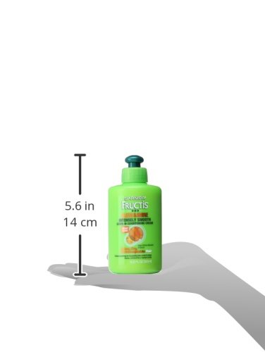 GARNIER FRUCTIS SLEEK AND SHINE INTENSELY SMOOTH LEAVE-IN CONDITIONING CREAM, 10.2 FLUID OUNCE