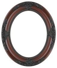 Rabbetworks Burgundy Oval Picture Frame 8x10