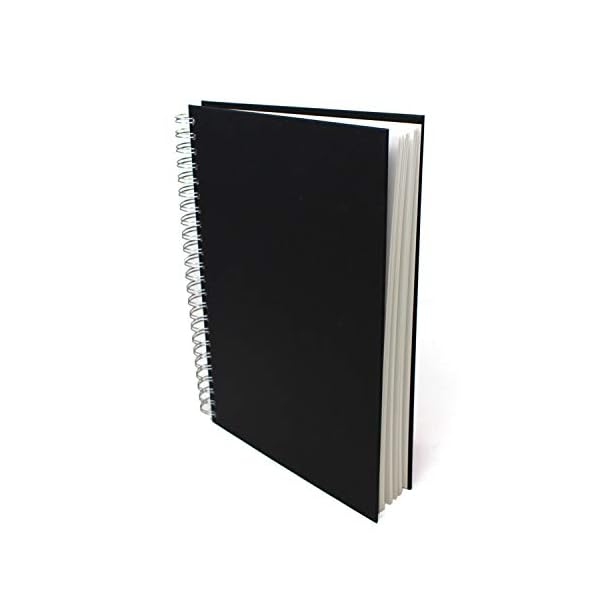 Artway Studio - Spiral Bound A4 Sketchbook - Portrait - 96 Sides (48 Pages) of 170gsm Cartridge Paper - Hardback
