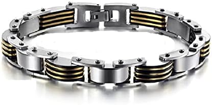 Personalized Stainless Steel Bracelet For Men - Custom Photo & Name Engraved, Adjustable Link Bracelet Gift - View #13