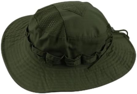 TopTie Boonie Bucket Sun Hat Fishing Sun Cap with Chin Strap