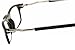 Clic Black Expandable XXL Reading Glasses, Black +3.00