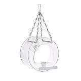 SUQ I OME Outdoor Round Clear Acrylic Bird House