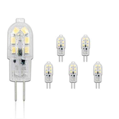 IIDEE G4 LED Bulb 2W Warm White 3000K 6 Pack for Home Lighting/Ceiling