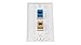 RiteAV - 1 Port Phone Beige 1 Port Cat6 Ethernet Blue Decorative Wall Plate