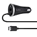 Belkin USB-C Car Charger with Hardwired USB-C Cable (4ft/1.2m / 15 Watt) for Samsung Galaxy S10, S10+, S10e, Google Pixel 3, Nintendo Switch and More primary
