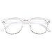Mens Non Prescription Glasses Clear Lens Frame Nerd Gold