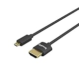 Micro HDMI to HDMI Cable, SmallRig Ultra Thin HDMI