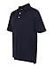 adidas Men's Climalite Textured Solid Polo (Navy) (Medium)