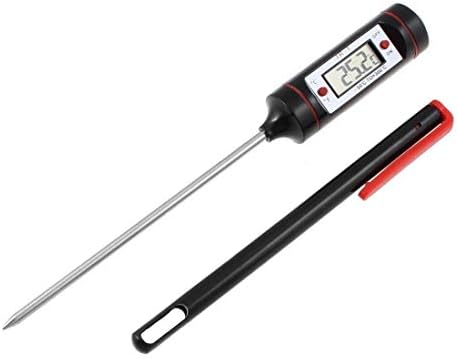UNIQUE ICON Must Have Digital Read Meat Thermometer - The Long Probe Comes in Handy for Foods in The Oven, Grill, Milk, Candy Even Syrupssurements