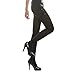 HDE Womens Solid Candy Color Opaque Microfiber Footed Tights Stockings,XS-M,Black