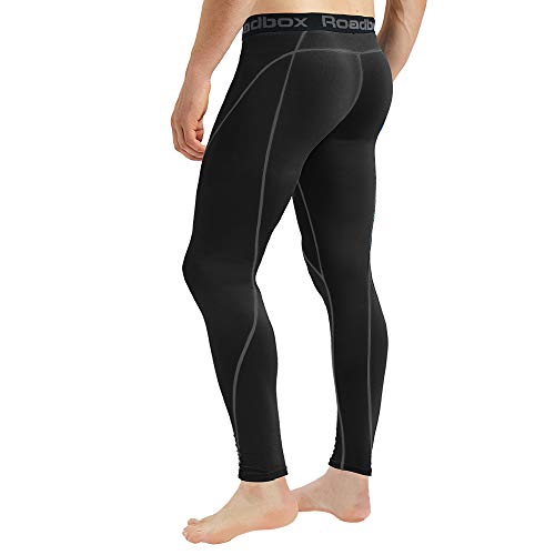 Roadbox Compression Pants Men Cooling Dry Base Layer Bottoms Outdoor