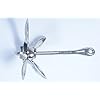 Amarine-made-Folding-Grapnel-Anchor-Steel-Stainless-33lbs-15kg-Boat-marine-yacht-dinghies