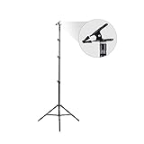 Fovitec - 8'3" Clamp Stand Kit for Photo & Video Pop-Out Backdrops & Reflectors