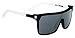 Spy Optic Flynn 673016373129 Flat Sunglasses, One Size (Matte Ebony/Ivory Frame/Grey Lens)