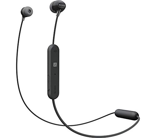 Sony WI-C300 Wireless In-Ear Headphones with Bluetooth/NFC - Black WIC300B.CE7