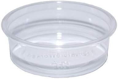 2oz Plastic Portion Pot (50-2000 Pcs) Food Storage Containers With Lids, Sustainable Deli Pot, Recyclable Ice Cream Tubs, Plastic Bowl With Lids, Transparent Microwaveable Freezable Cup, Eco-friendly