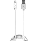 vCharged 12 FT Longest MFi Certified Lightning Cable Nylon Braided USB Charging Cord Compatible with iPhone & iPad