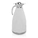 2.0L White Stainless Steel Double Wall Vacuum Insulated Thermal Carafe/Hot Coffee & Tea Serving Pitcher